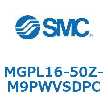 ガイド付薄形シリンダ(MGPL16-5～) SMC