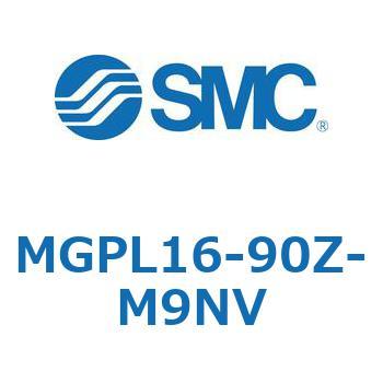 MGPL16-90Z-M9NV ガイド付薄形シリンダ(MGPL16-9～) SMC 複動片ロッド ボールブッシュ