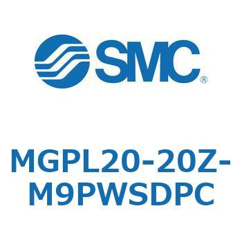 ガイド付薄形シリンダ(MGPL20-2～) SMC