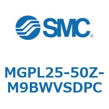 ガイド付薄形シリンダ(MGPL25-5～) SMC