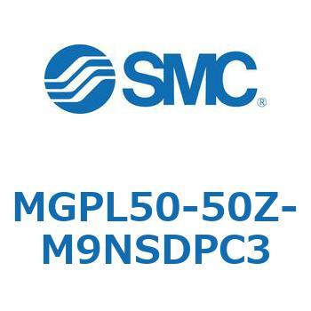 ガイド付薄形シリンダ(MGPL50-5～) SMC