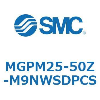 ガイド付薄形シリンダ(MGPM25-5～) SMC