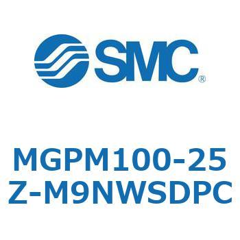 ガイド付薄形シリンダ MGPシリーズ MGPM100 SMC