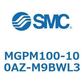 ガイド付薄形シリンダ MGPシリーズ MGPM100 SMC