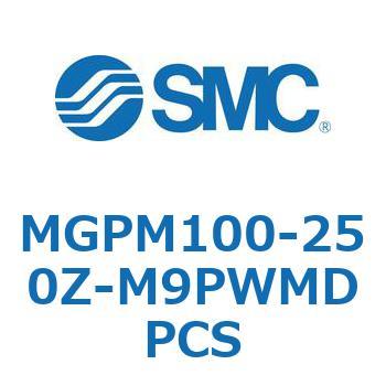ガイド付薄形シリンダ MGPシリーズ MGPM100 SMC