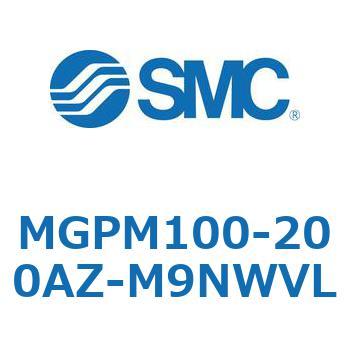 ガイド付薄形シリンダ MGPシリーズ MGPM100 SMC