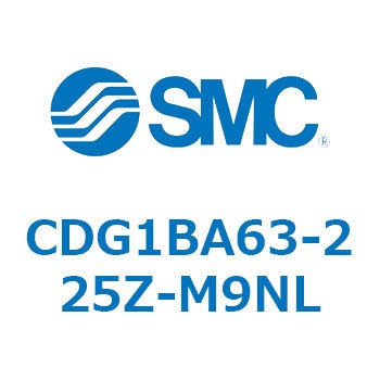 標準丸形エアシリンダ/複動・片ロッド CG1シリーズ CDG1BA63 SMC