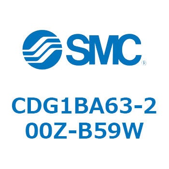 標準丸形エアシリンダ/複動・片ロッド CG1シリーズ CDG1BA63 SMC
