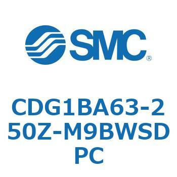 標準丸形エアシリンダ/複動・片ロッド CG1シリーズ CDG1BA63 SMC