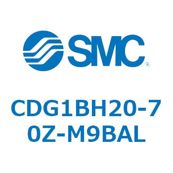 標準丸形エアシリンダ/複動・片ロッド CG1シリーズ CDG1BH20 SMC