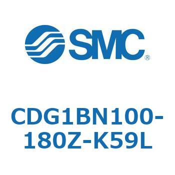 標準丸形エアシリンダ/複動・片ロッド CG1シリーズ CDG1BN100 SMC