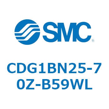 標準丸形エアシリンダ/複動・片ロッド CG1シリーズ CDG1BN25 SMC