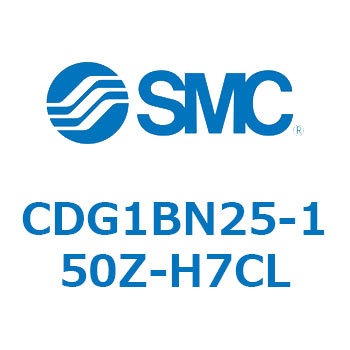標準丸形エアシリンダ/複動・片ロッド CG1シリーズ CDG1BN25 SMC