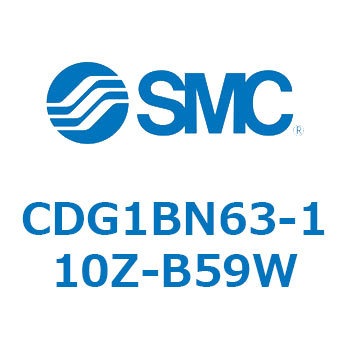標準丸形エアシリンダ/複動・片ロッド CG1シリーズ CDG1BN63 SMC