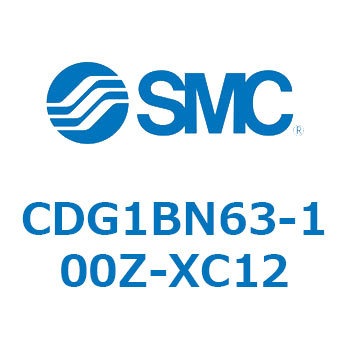 標準丸形エアシリンダ/複動・片ロッド CG1シリーズ CDG1BN63 SMC