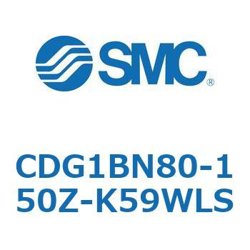 標準丸形エアシリンダ/複動・片ロッド CG1シリーズ CDG1BN80 SMC