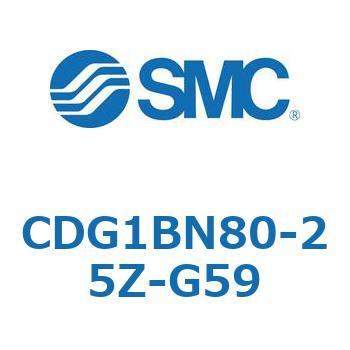 標準丸形エアシリンダ/複動・片ロッド CG1シリーズ CDG1BN80 SMC
