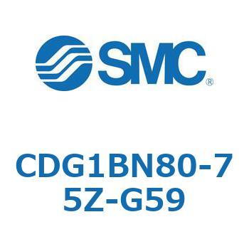 標準丸形エアシリンダ/複動・片ロッド CG1シリーズ CDG1BN80 SMC