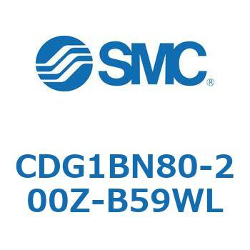 標準丸形エアシリンダ/複動・片ロッド CG1シリーズ CDG1BN80 SMC