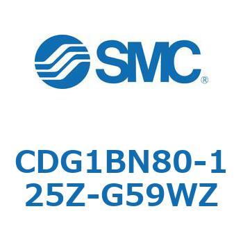 標準丸形エアシリンダ/複動・片ロッド CG1シリーズ CDG1BN80 SMC