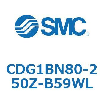 標準丸形エアシリンダ/複動・片ロッド CG1シリーズ CDG1BN80 SMC