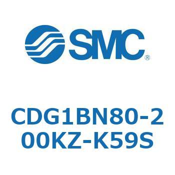 標準丸形エアシリンダ/複動・片ロッド CG1シリーズ CDG1BN80 SMC