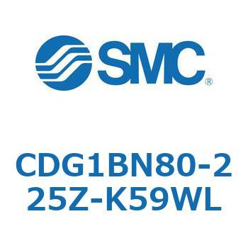 標準丸形エアシリンダ/複動・片ロッド CG1シリーズ CDG1BN80 SMC