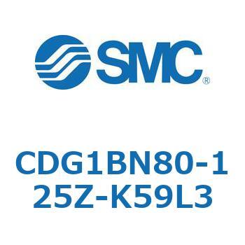 標準丸形エアシリンダ/複動・片ロッド CG1シリーズ CDG1BN80 SMC