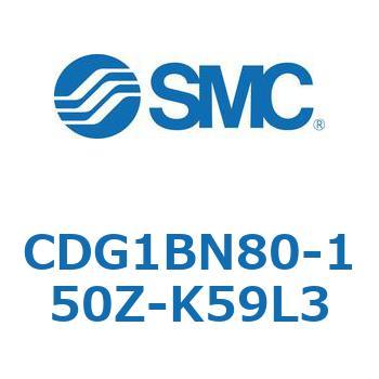 標準丸形エアシリンダ/複動・片ロッド CG1シリーズ CDG1BN80 SMC