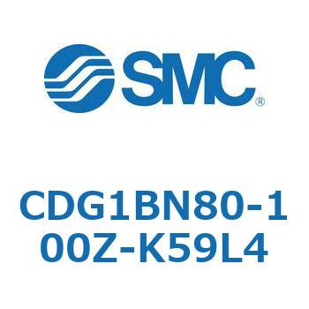 標準丸形エアシリンダ/複動・片ロッド CG1シリーズ CDG1BN80 SMC