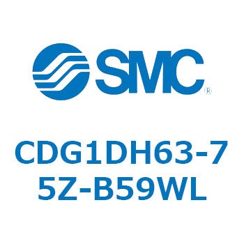 標準丸形エアシリンダ/複動・片ロッド CG1シリーズ CDG1DH SMC