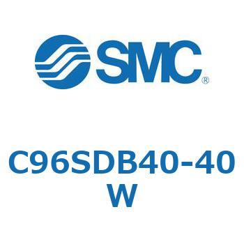 C96SDB40-40W ISO規格準拠/エアシリンダロッド回り止め形/複動・両ロッド C96シリーズ SMC 50896176