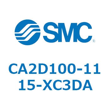 エアシリンダ：複動・片ロッド 2山クレビス形 CA2D100 SMC