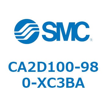 エアシリンダ：複動・片ロッド 2山クレビス形 CA2D100 SMC