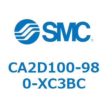エアシリンダ：複動・片ロッド 2山クレビス形 CA2D100 SMC