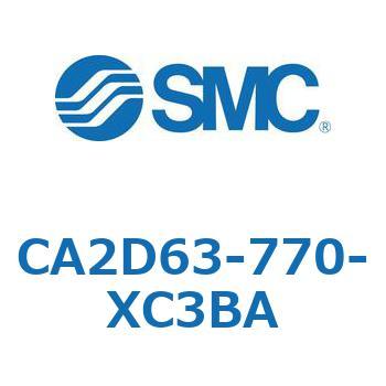 エアシリンダ：複動・片ロッド 2山クレビス形 CA2D63 SMC