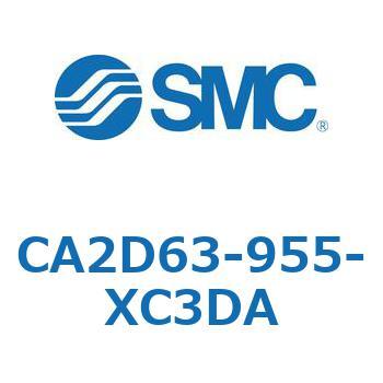 エアシリンダ：複動・片ロッド 2山クレビス形 CA2D63 SMC