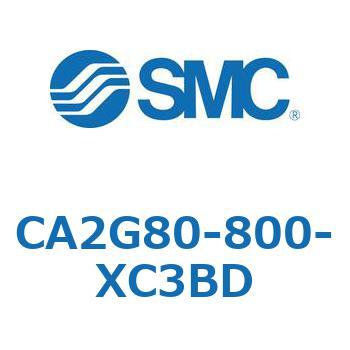 エアシリンダ：複動・片ロッド ヘッド側フランジ形 CA2G80 SMC