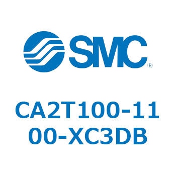 エアシリンダ：複動・片ロッド センタトラニオン形 CA2T100 SMC