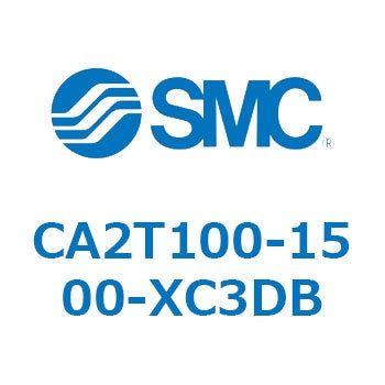 エアシリンダ：複動・片ロッド センタトラニオン形 CA2T100 SMC
