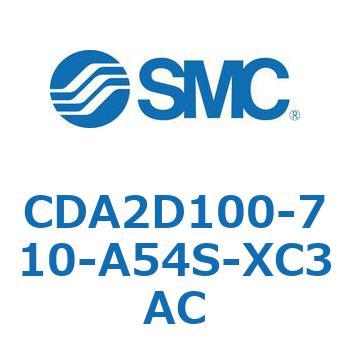 標準形エアシリンダ(角形カバー)2山クレビス形 CDA2D100-7 SMC