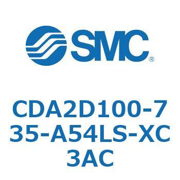 標準形エアシリンダ(角形カバー)2山クレビス形 CDA2D100-7 SMC