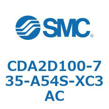 標準形エアシリンダ(角形カバー)2山クレビス形 CDA2D100-7 SMC