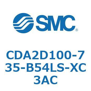 標準形エアシリンダ(角形カバー)2山クレビス形 CDA2D100-7 SMC