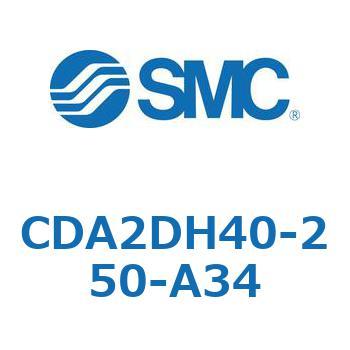 標準形エアシリンダ(角形カバー)2山クレビス形 CDA2DH SMC