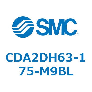 標準形エアシリンダ(角形カバー)2山クレビス形 CDA2DH SMC