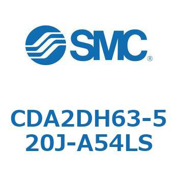 標準形エアシリンダ(角形カバー)2山クレビス形 CDA2DH SMC