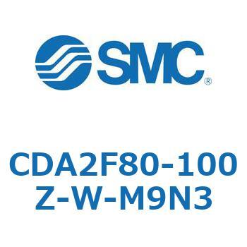 標準形エアシリンダ(角形カバー)ロッド側フランジ形  CDA2F80-1 SMC