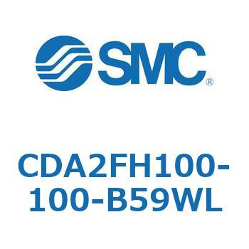 標準形エアシリンダ(角形カバー)ロッド側フランジ形  CDA2FH SMC