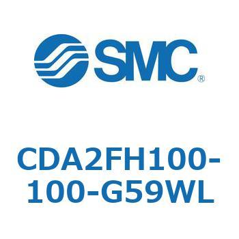 標準形エアシリンダ(角形カバー)ロッド側フランジ形  CDA2FH SMC